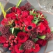 Ziedu pušķis sarkanos toņos "SWEETHEART"